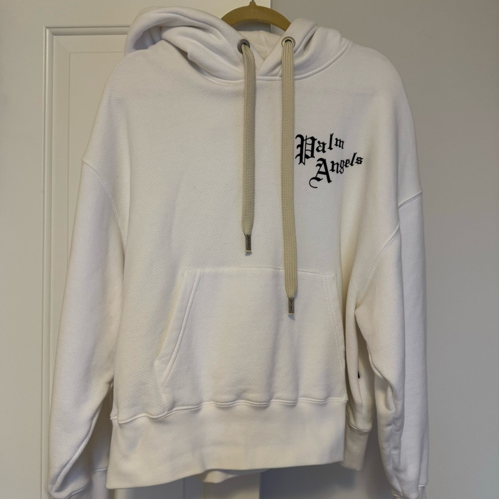 Palm Angels Printed Cotton Scared Heart Hoddie | Mens Size M - Picture 3 of 12